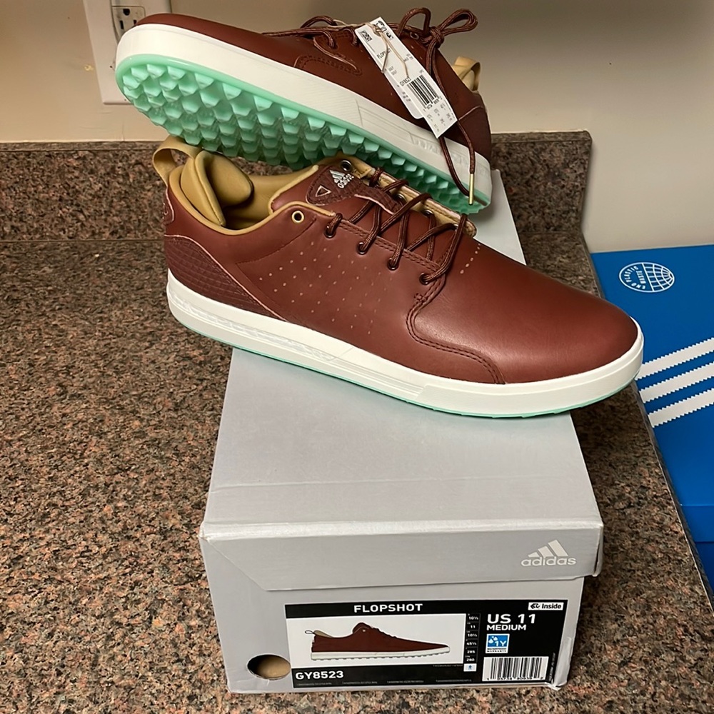 Adidas Golf Spikes - Flopshot - Spikeless Size 11 NWT
